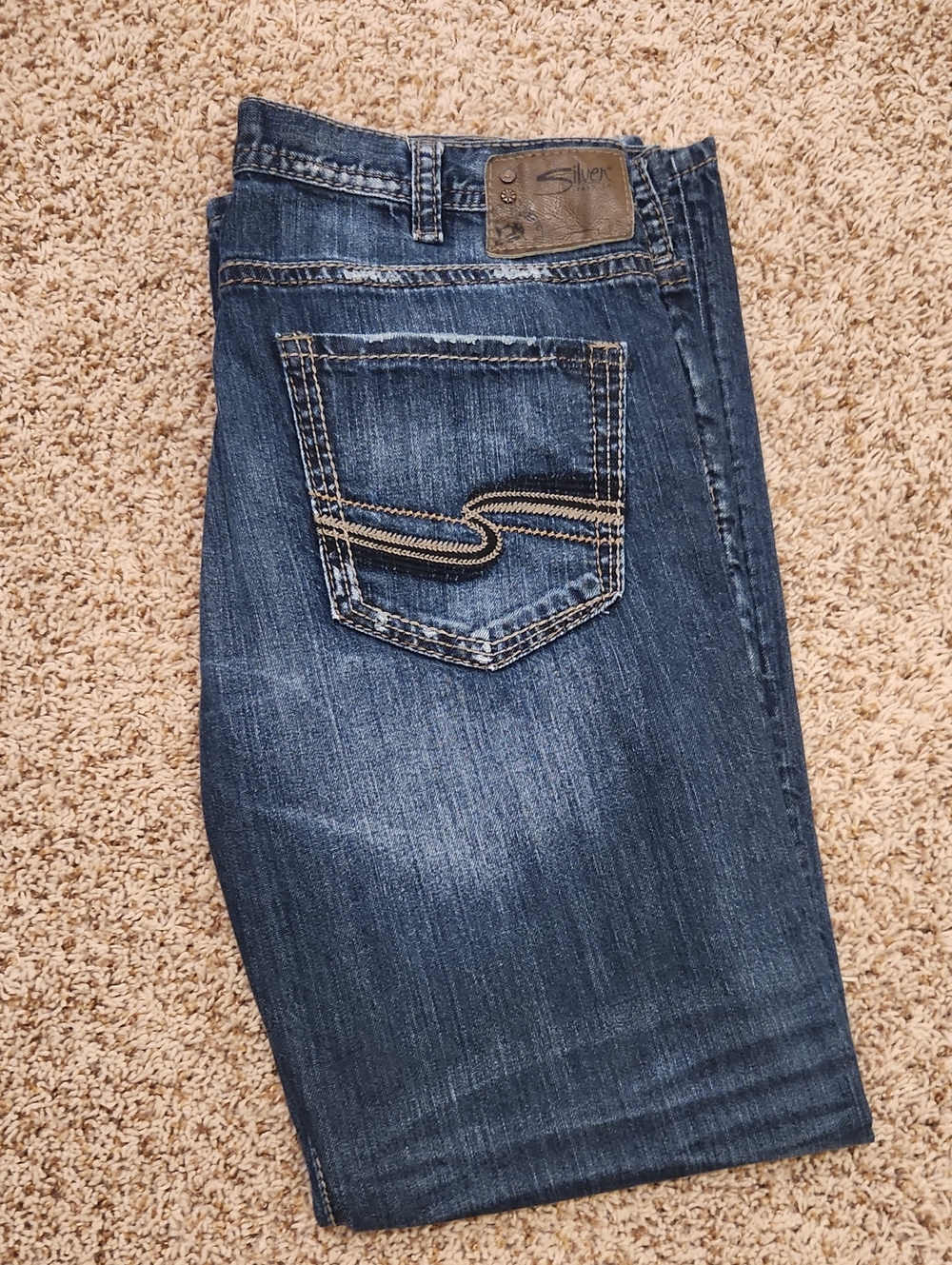 Silver Jeans Men’s Medium Blue Slim Straight Jeans